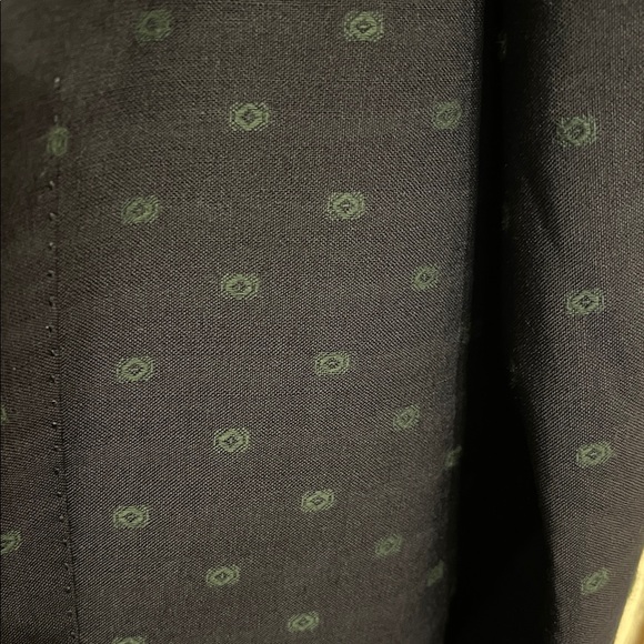 Ted Baker 46R Navy Wool Blazer Modern Fit Medallion - Picture 17 of 17